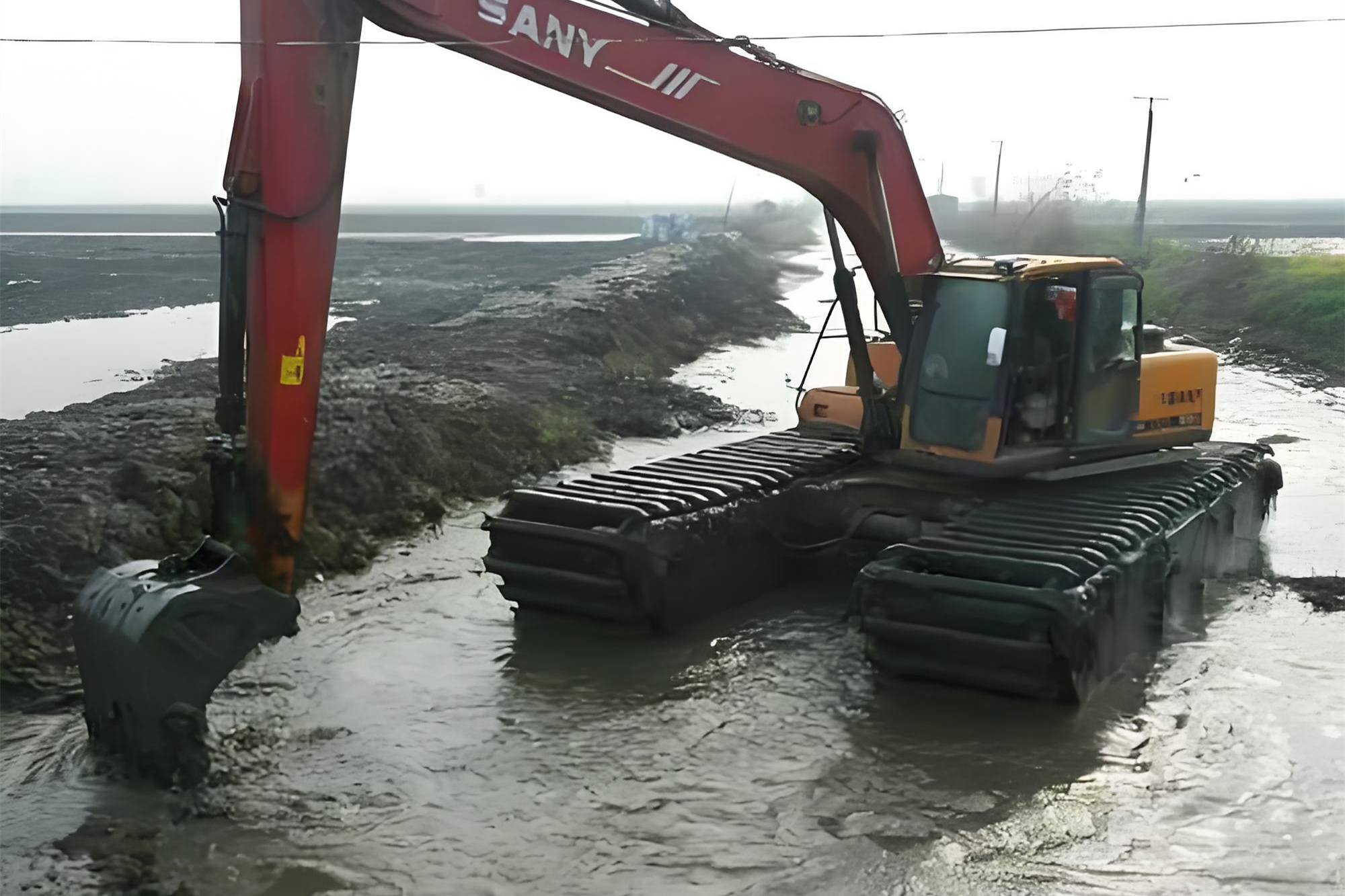 湖南益陽挖機清淤施工隊 - 挖機加長臂清淤的施工效率怎么樣？