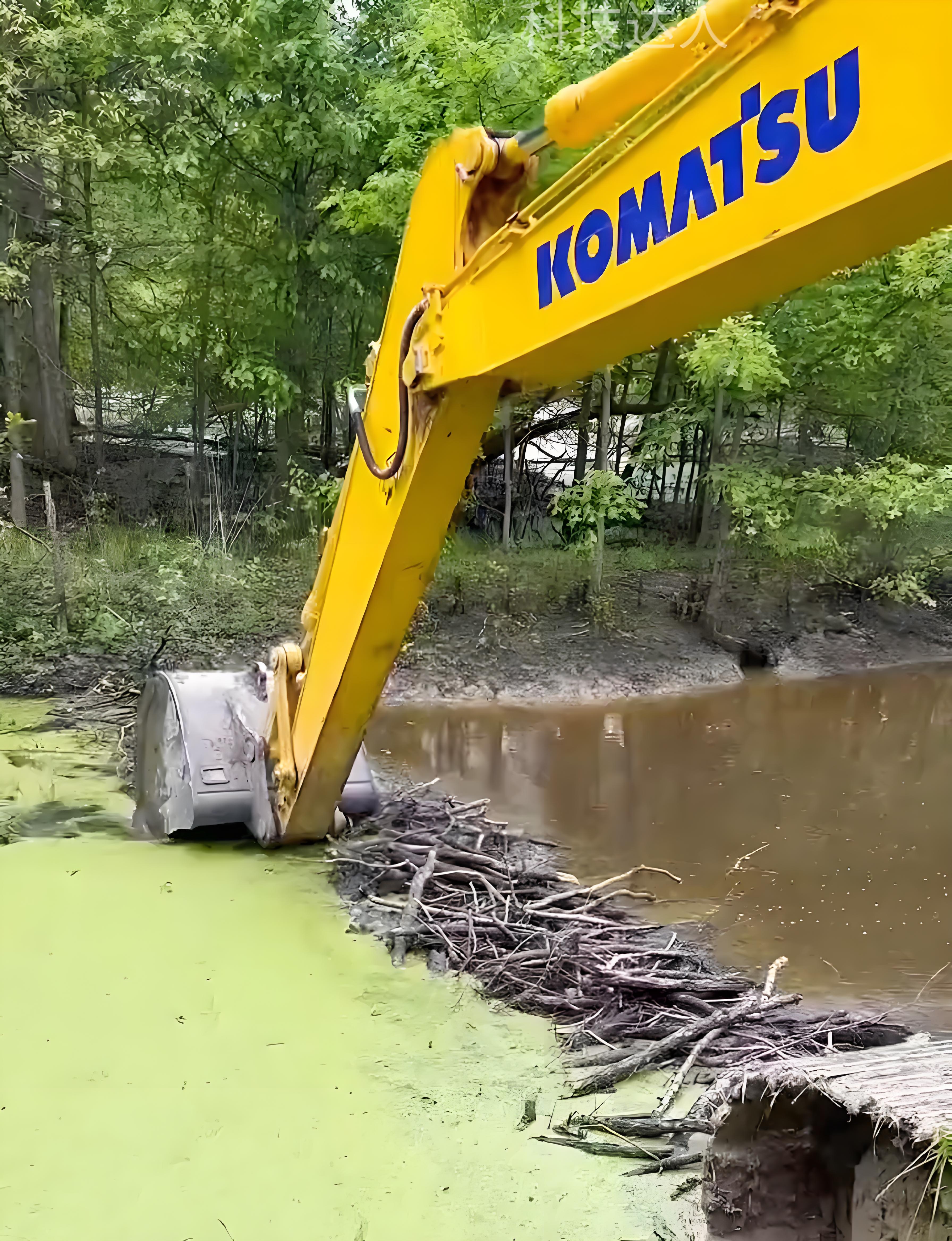 四川內江挖機清淤施工隊-挖機清淤的施工成本如何計算？