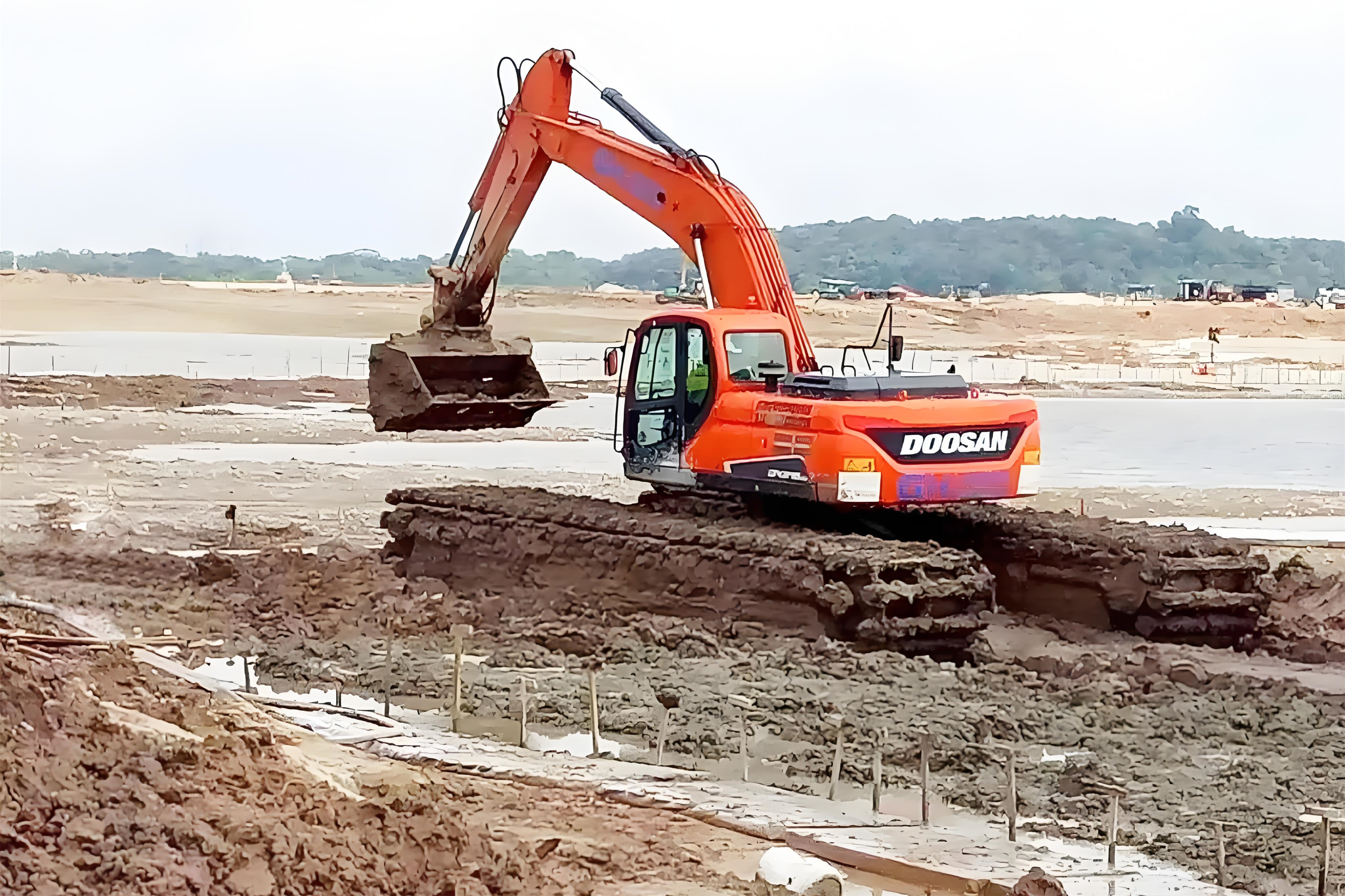 浙江臺州挖機清淤施工隊 - 挖機清淤時如何判斷淤泥承載力？