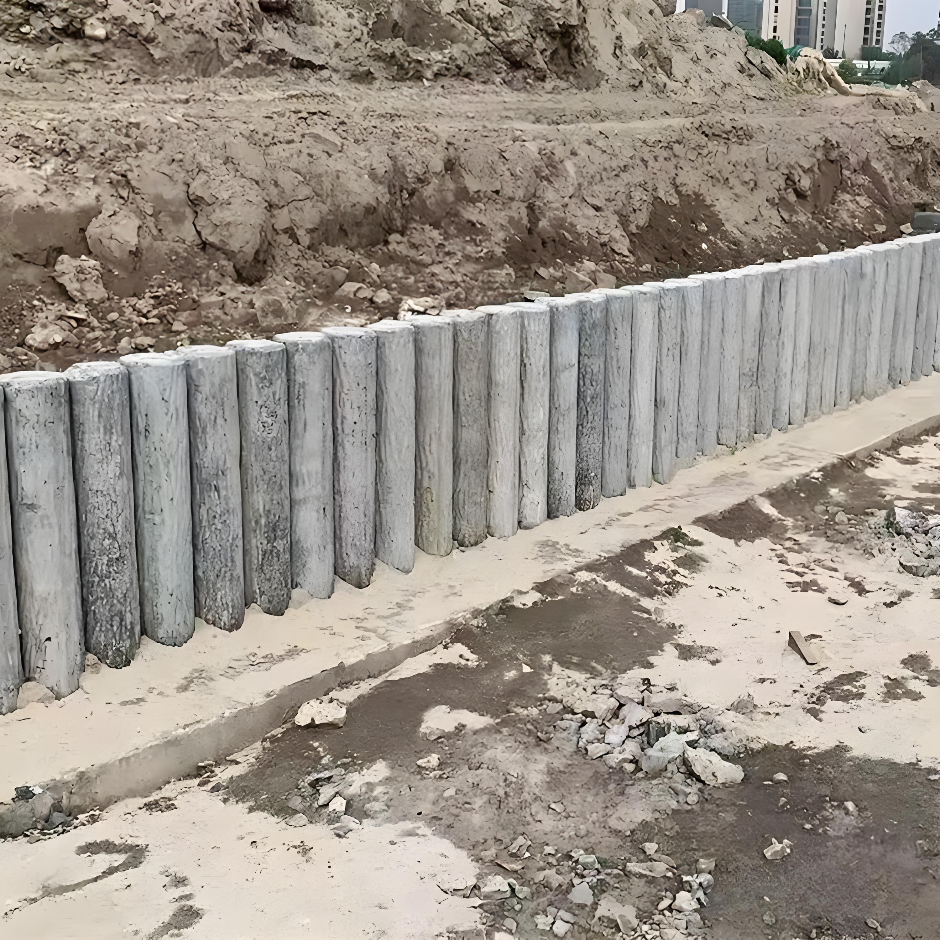 水泥樁批發(fā)廠家泓樺錦嘉 - 打水泥樁的樁間距最小可以是多少？?