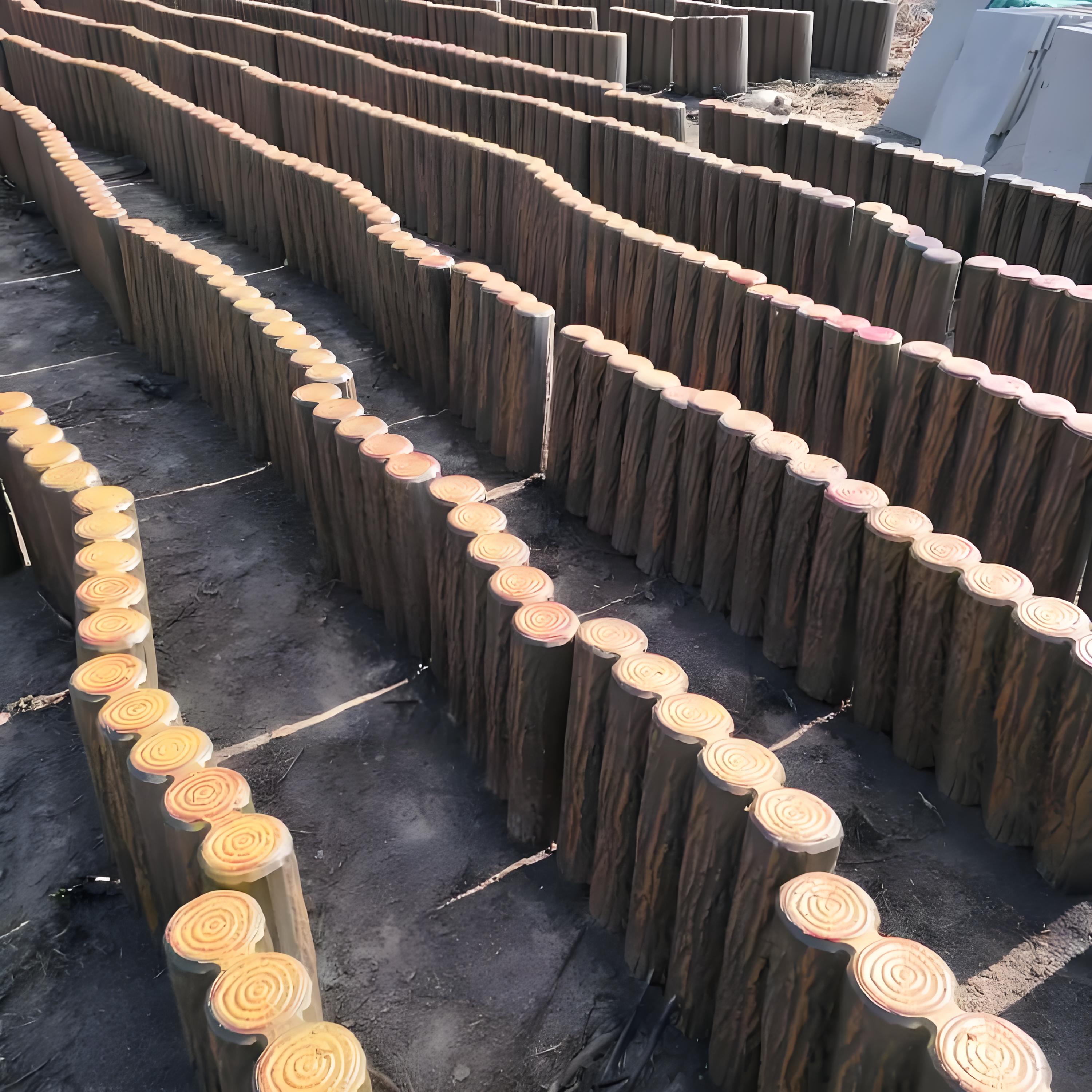 水泥仿木樁施工隊(duì)泓樺錦嘉 - 水泥樁打樁的施工流程有哪些？